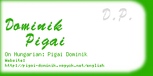 dominik pigai business card